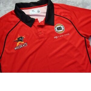 Perth Wildcats NBL Basketball Polo Shirt XL NWT New National Basketball League